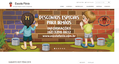 Desktop Screenshot of escolafenix.com.br